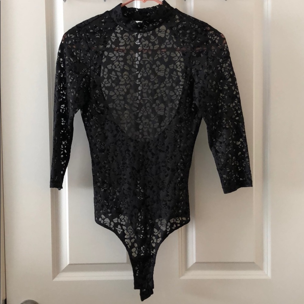 Bebe sheer bodysuit